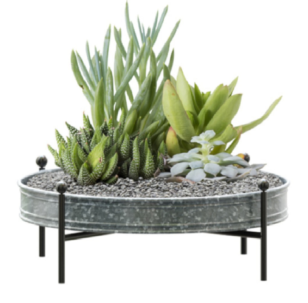 Panacea 83302 Succulent Tray Planter with Stand