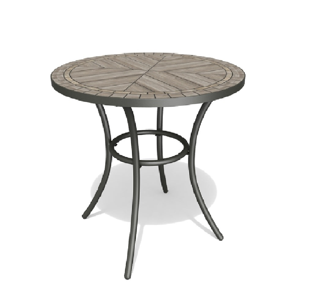 Living Accents 705.0471.000 Round Bistro Table, Brown