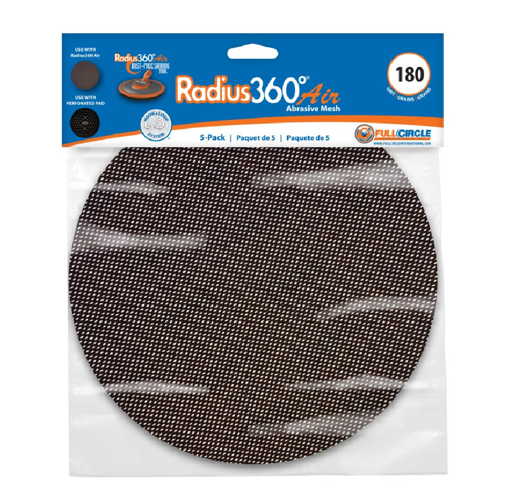 Full Circle International MESH SD180-5 Sanding Disc, 5 Pk