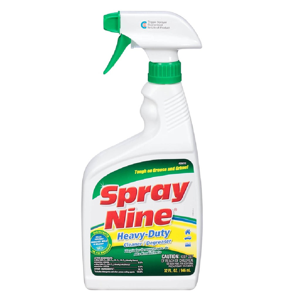 Spray Nine 26810 Cleaner and Degreaser Spray, 32 oz.