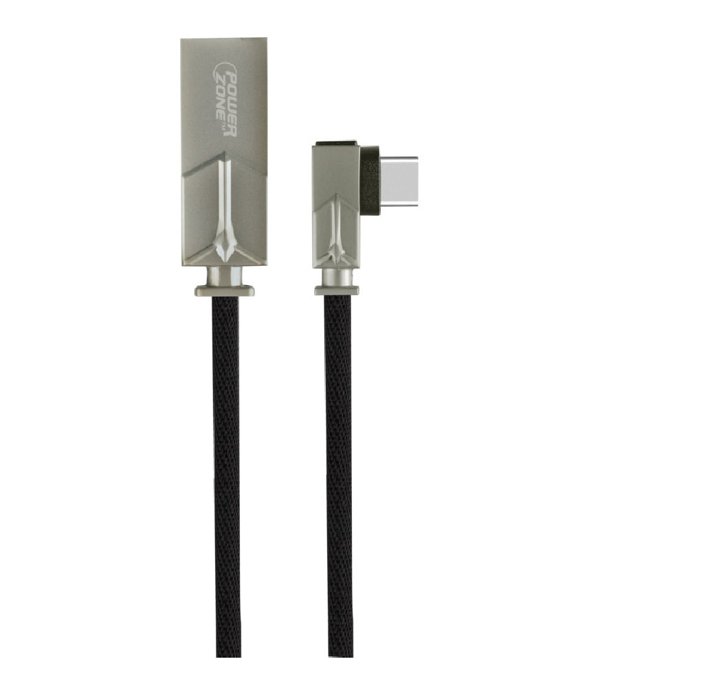 Powerzone T53-TYPE C Charging Cable, Right Angle