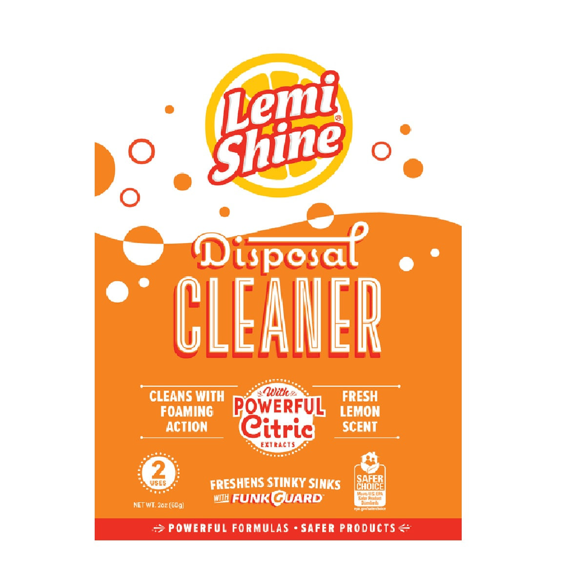Lemi Shine 030212010 Garbage Disposal Cleaner Powder