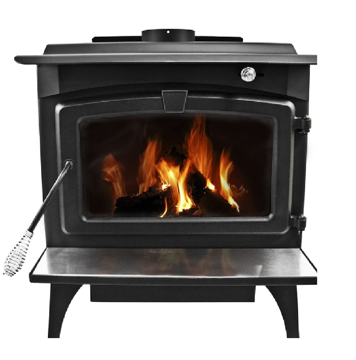 Pleasant Hearth LWS-2200 77000 BTU Wood Stove, Steel