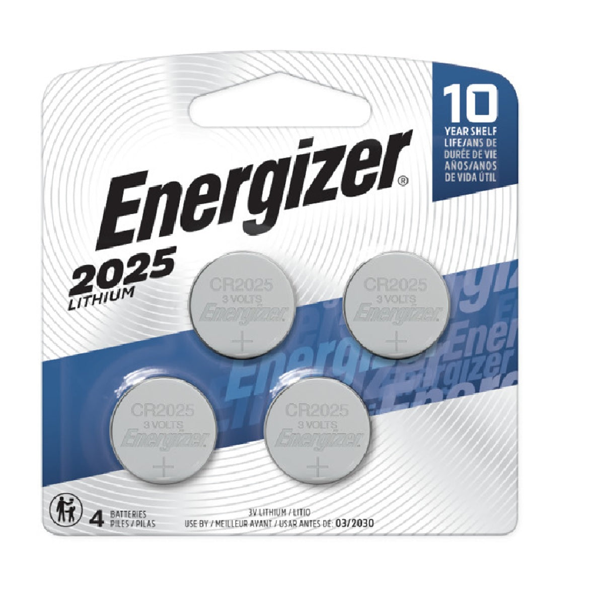 Energizer 2025BP-4 Lithium Button Cell Battery