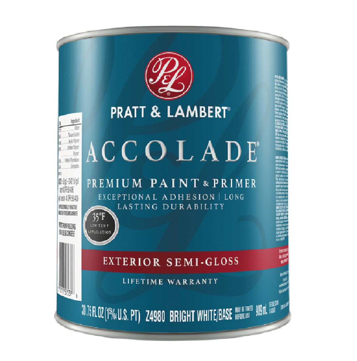 Pratt & Lambert 0000Z4980-44 Exterior Premium Paint and Primer