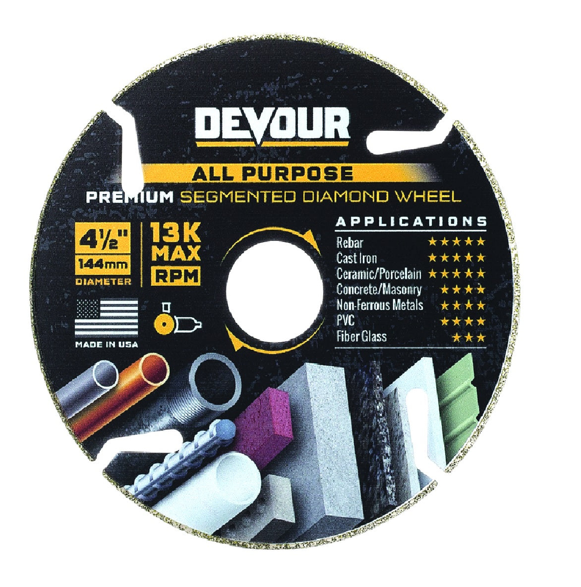 NuTek NT045AP DEVOUR Segmented Cutting Wheel