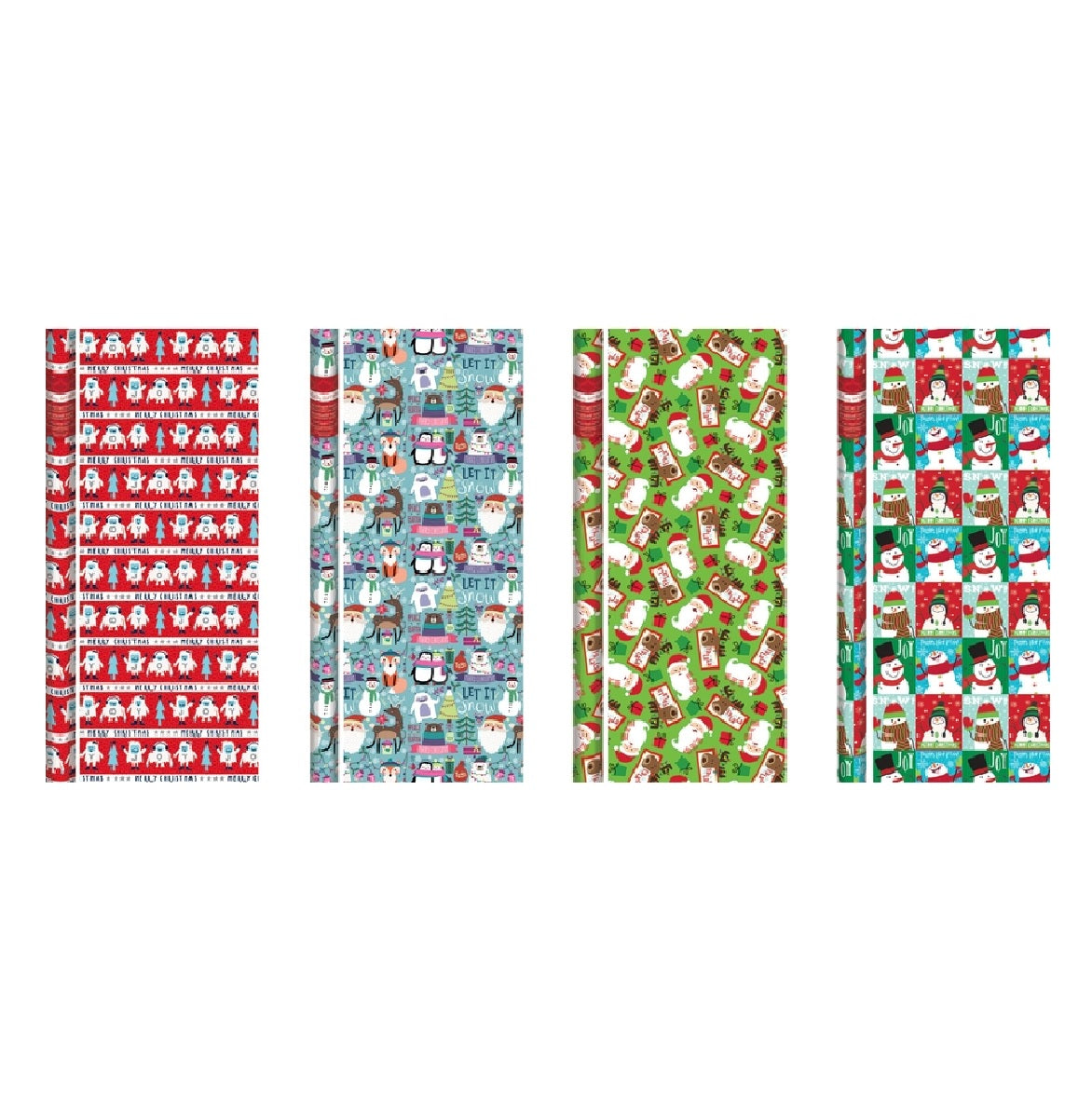 Paper Images CW4030A32 Juvenile Holiday Gift Wrap Roll