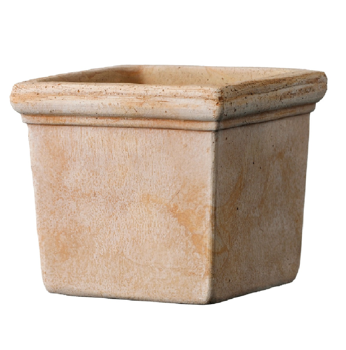 Deroma TLJ11PZ Siena Square Planter, Clay