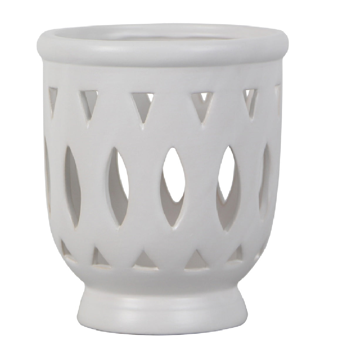 Trendspot CR01291N-06W Serafina Orchid Planter, White