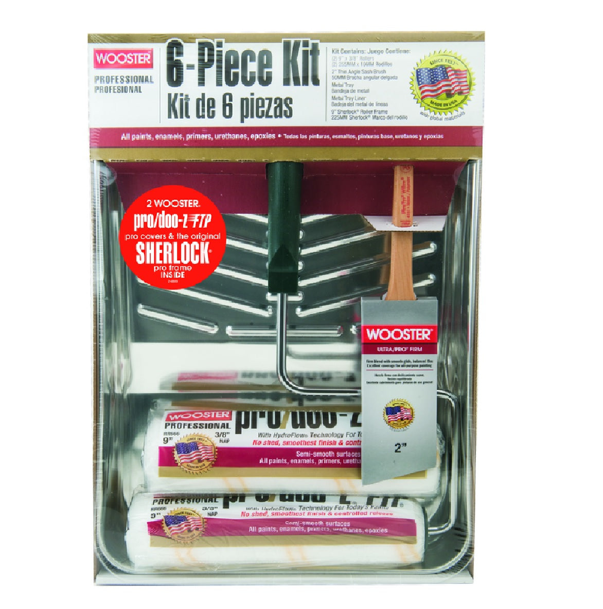Wooster R918-9 Pro/Doo-Z FTP Applicators,  9 Inch