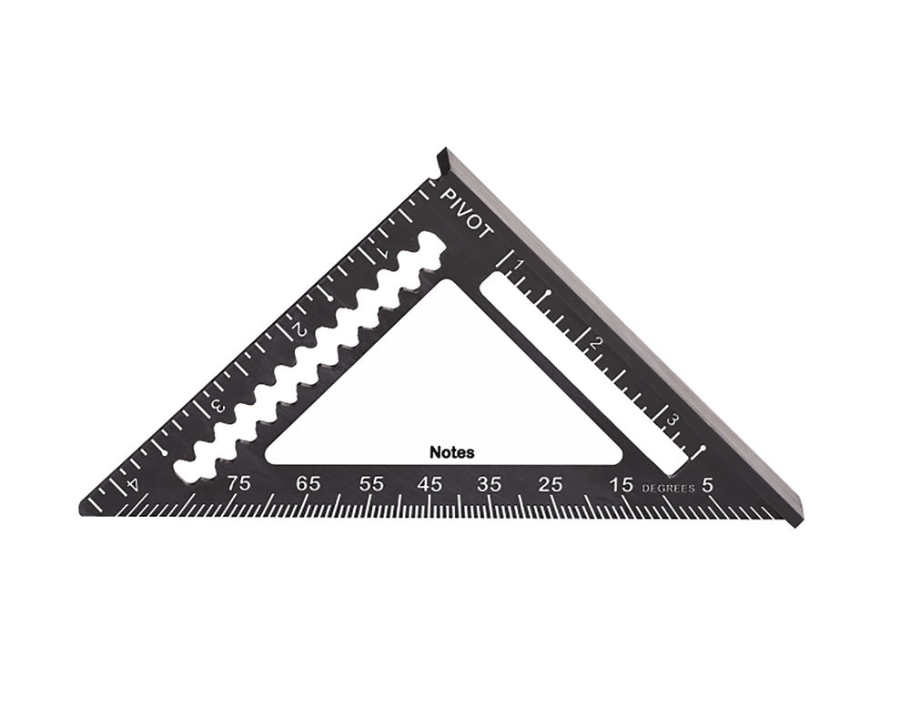 Johnson 1904-0450 Johnny Square Professional Easy-Read, 4-1/2", Black