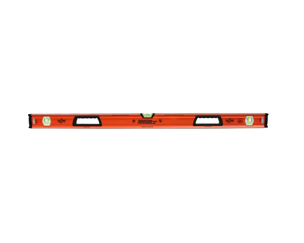 Johnson 1733-4800 Aluminum Box Level, 43", Orange