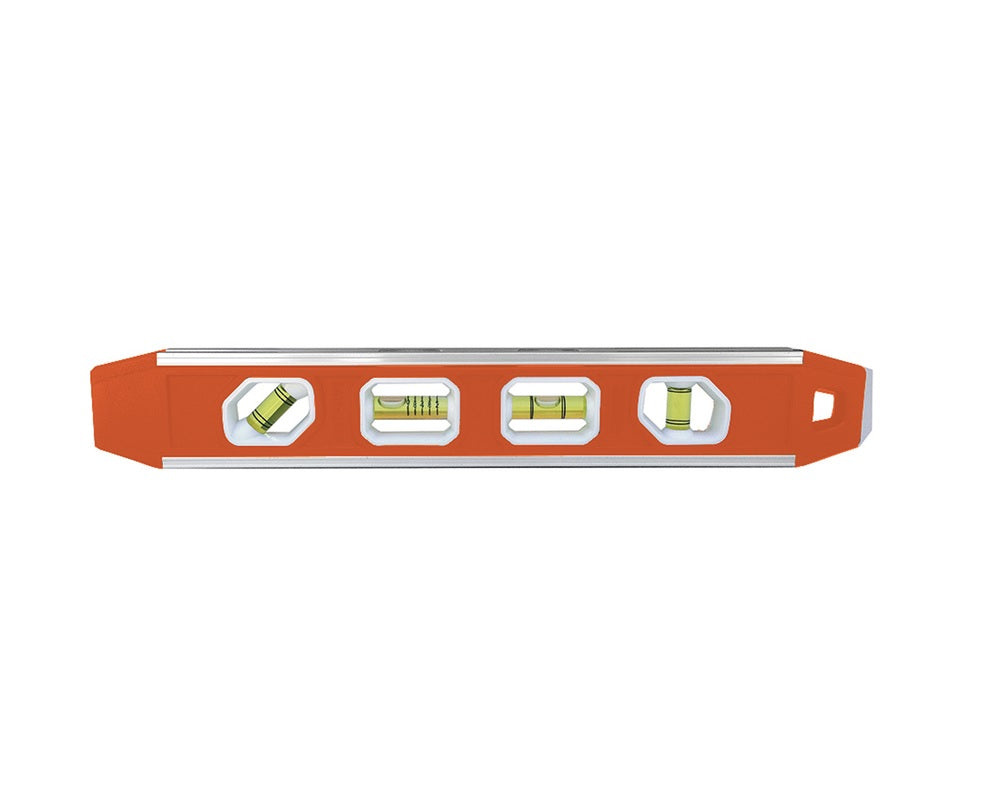 Johnson 1422-1200 Magnetic Aluminum Torpedo Level, 12", Orange