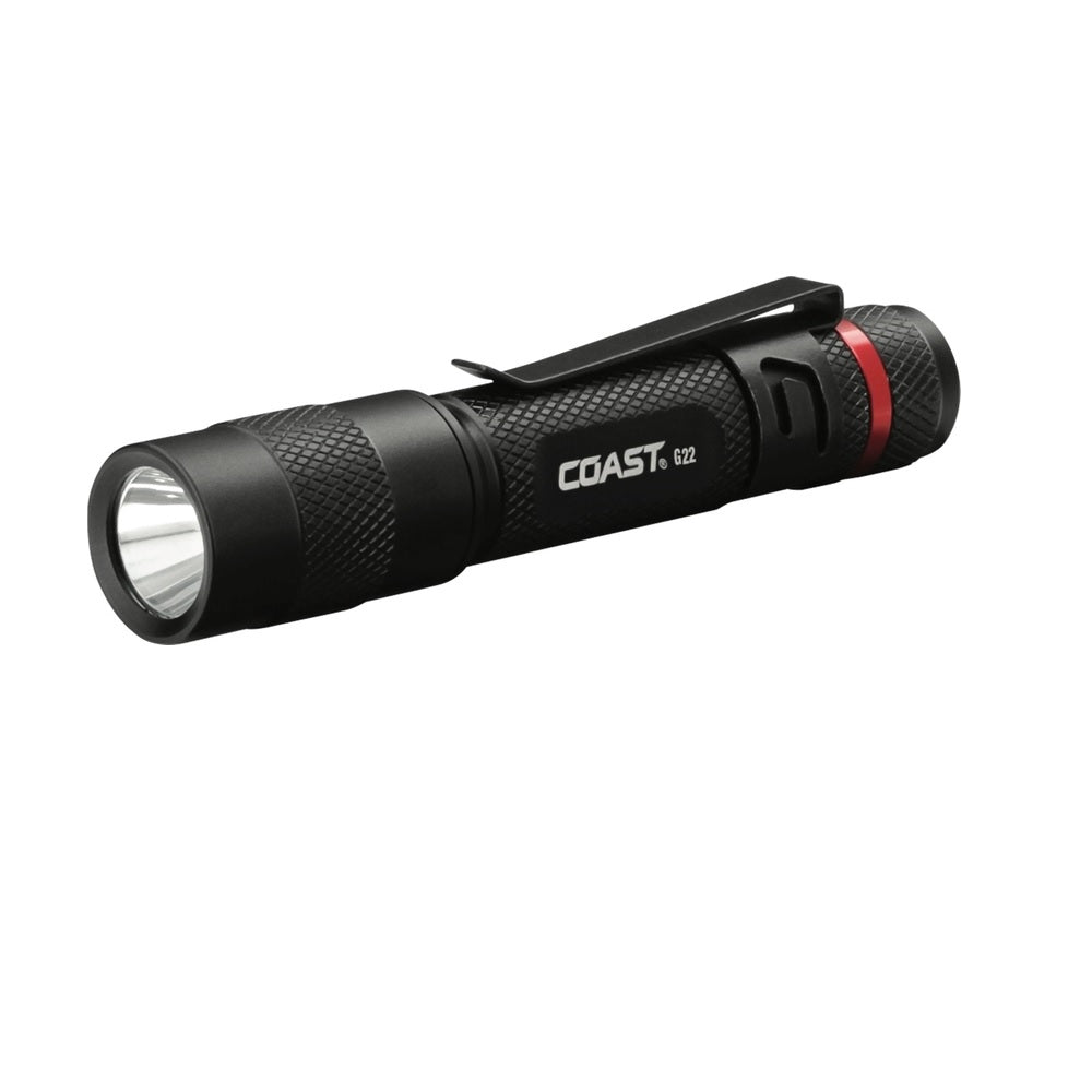 Coast 30142 LED Flashlight, Black, 100 lumens