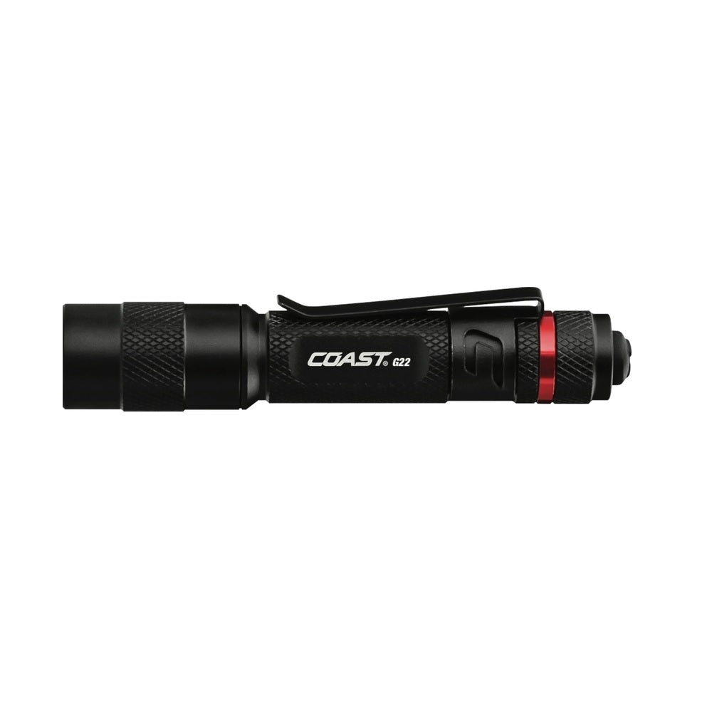 Coast 30142 LED Flashlight, Black, 100 lumens