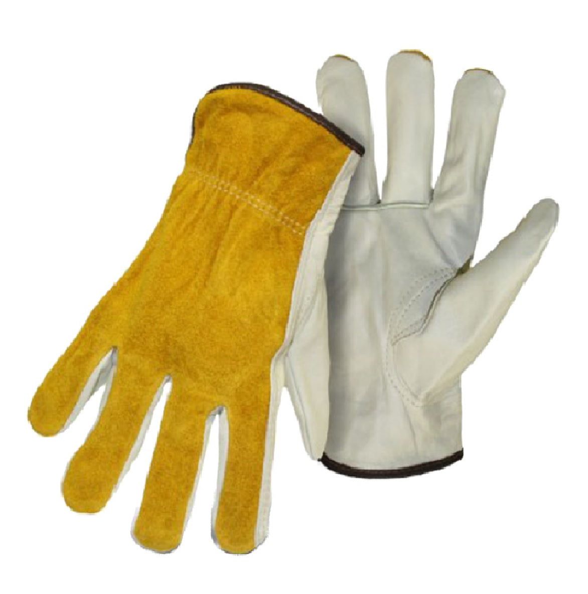 Boss 4062JXL Shirred Elastic Back Cuff Gloves, Leather