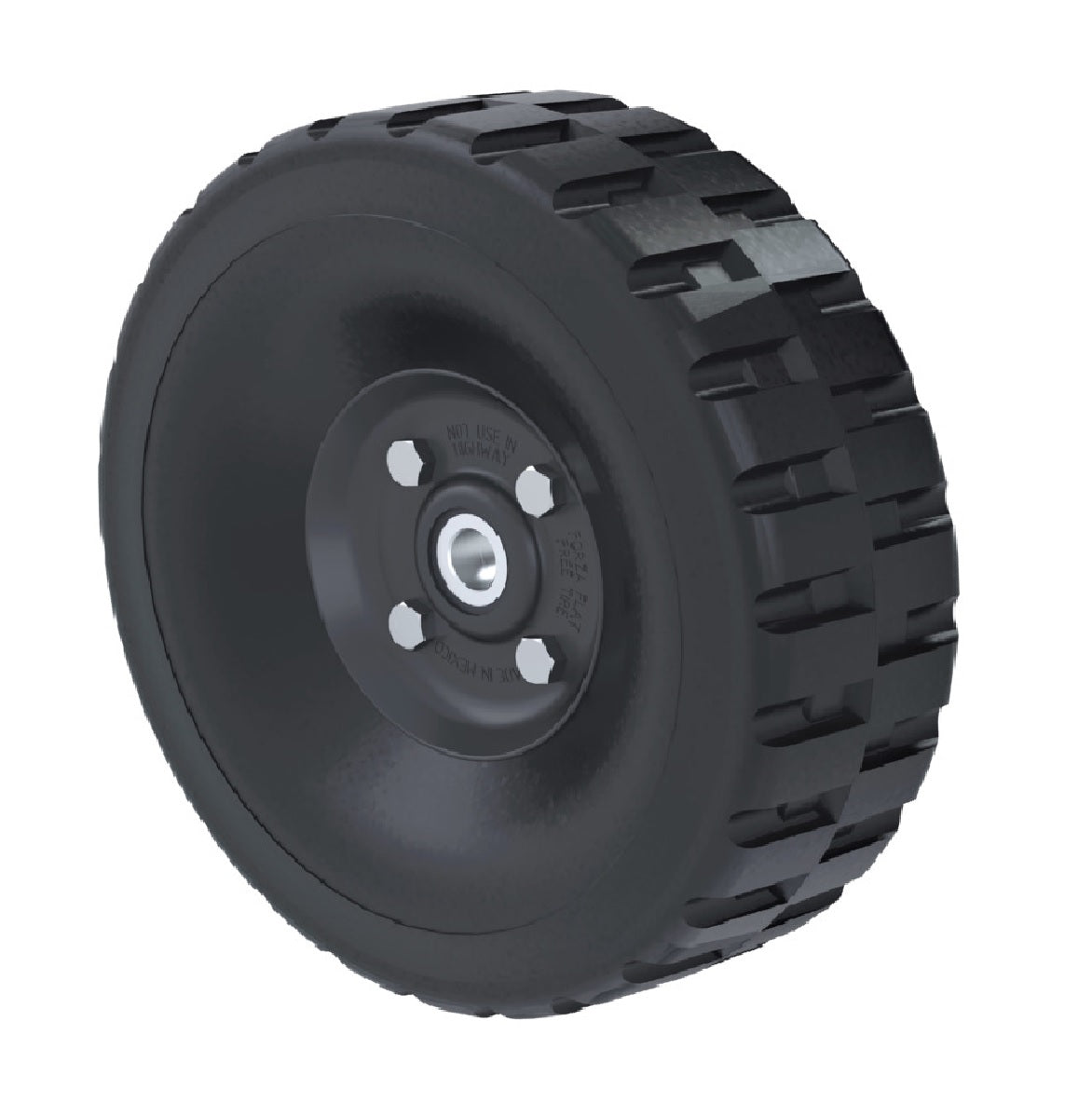 ProSource FTF10X3 Flat Free Tire, 450 Lbs