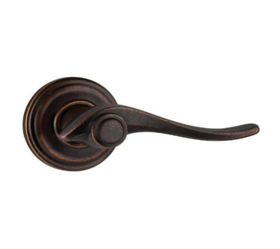 Kwikset 788AVLRH-501 Avalon Right Hand Dummy Lever, Rustic Bronze