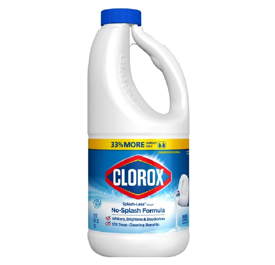 Clorox 32417 Splash-Less Regular Scent Bleach, 40 oz