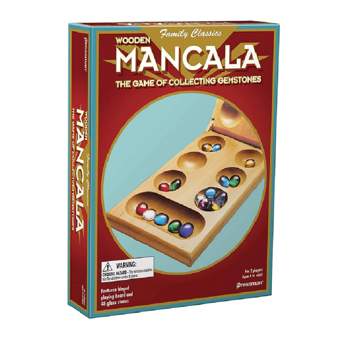 Pressman JAX442606 Mancala Board Game, Multicolored