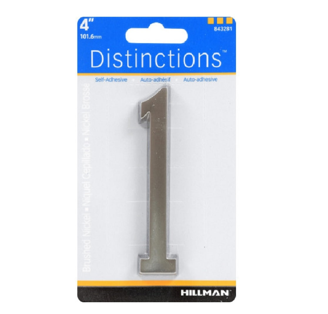 Hillman 843281 Distinctions Self-Adhesive 1 Number