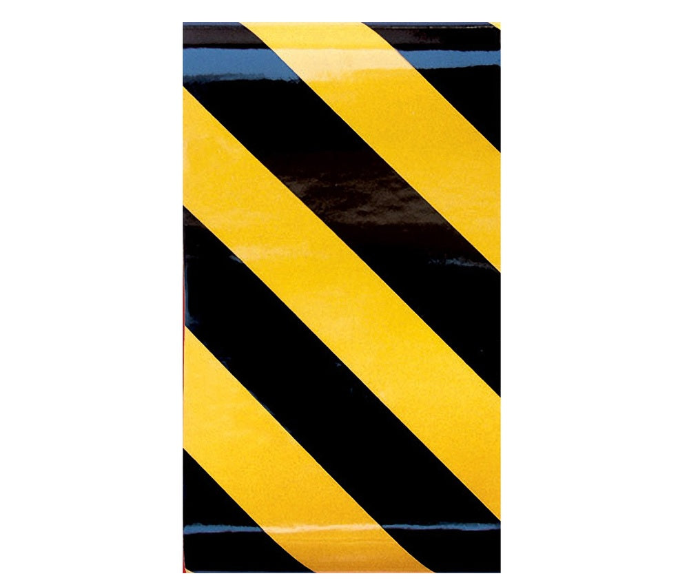 Hillman 840378 Reflective Safety Tape, 24", Black/Yellow