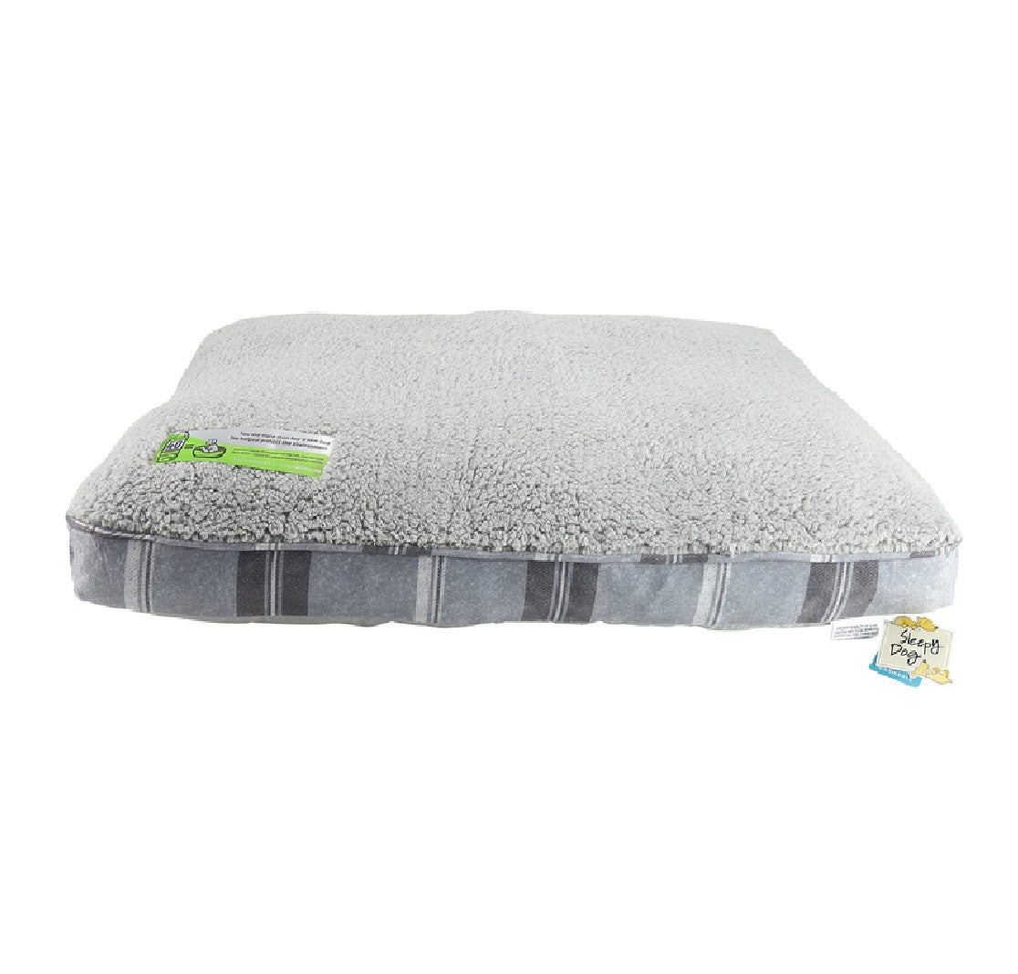 Arlee Home Fashions 59-01097GRY-KA Greely Plaid Pet Bed