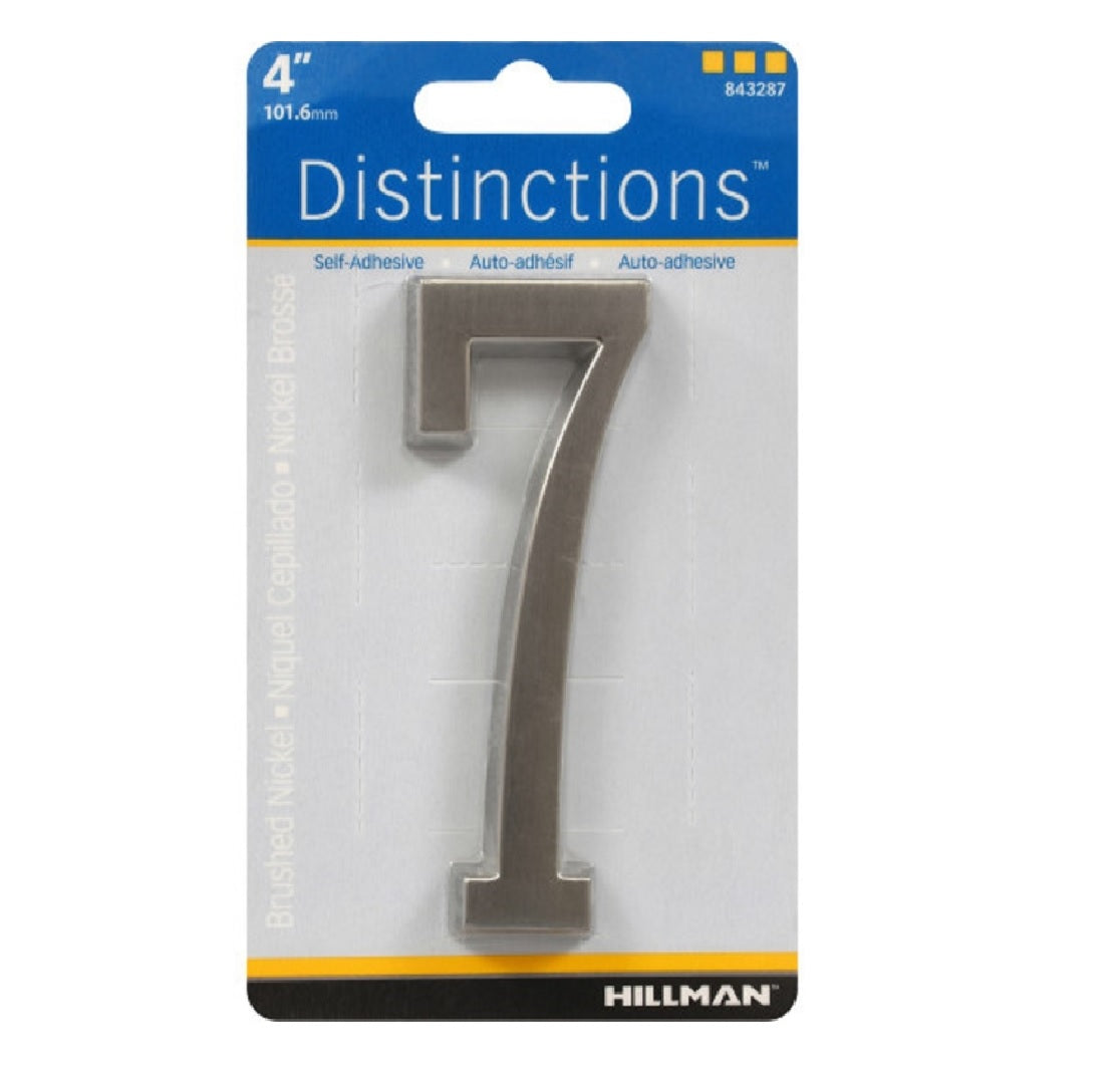 Hillman 843287 Distinctions Self-Adhesive Number 7