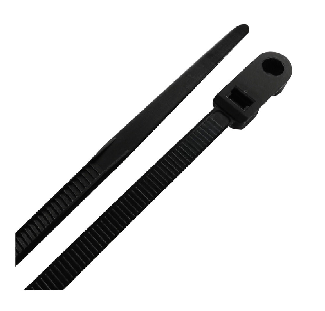 Steel Grip MT-S-200-8-UV15 Self-Locking Cable Tie, Black