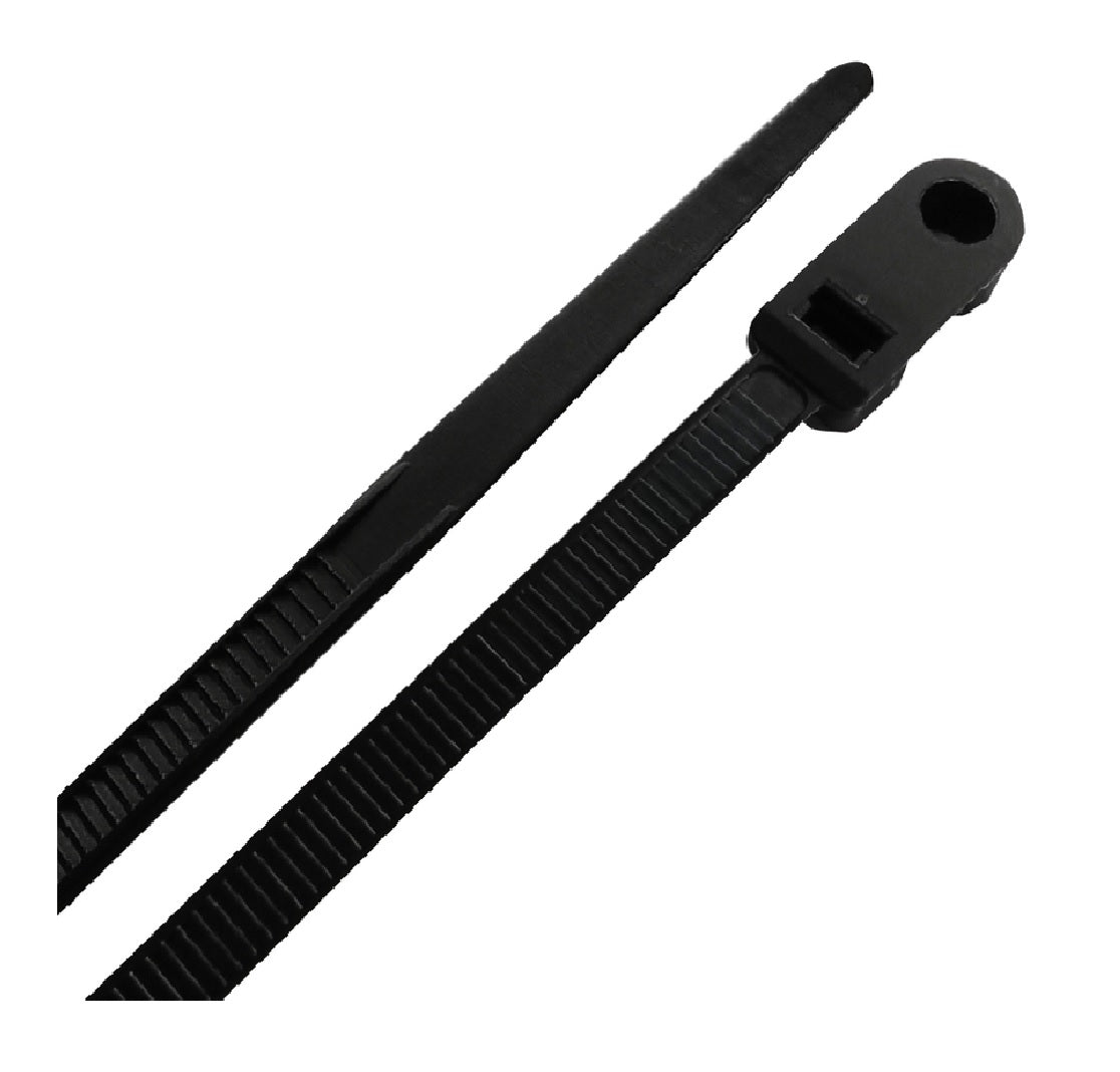 Steel Grip MT-S-200-8-UVC Self-Locking Cable Tie, Black