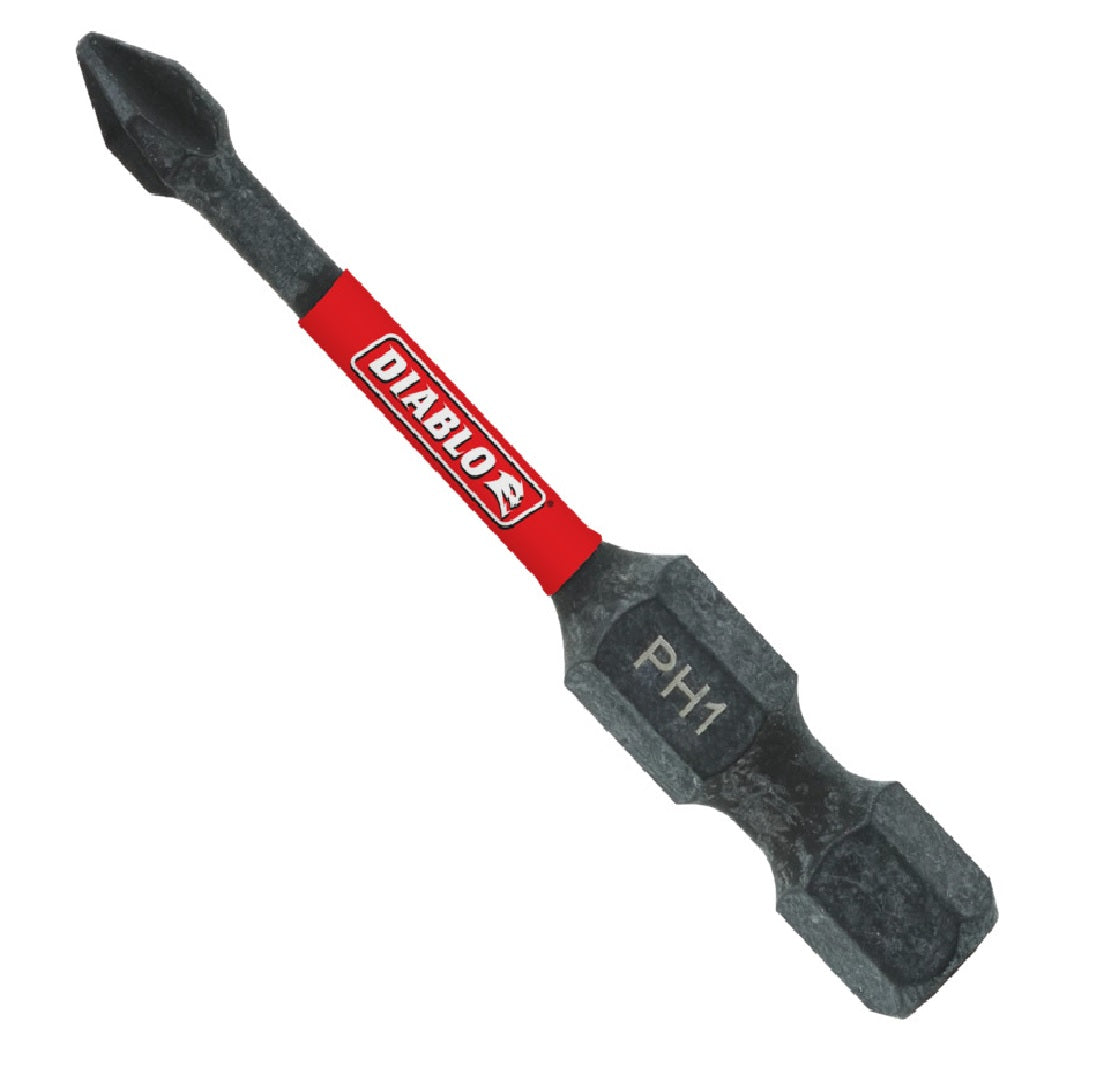 Diablo DPH12P5 Phillips Drive Bit, Number 1, 2 Inch