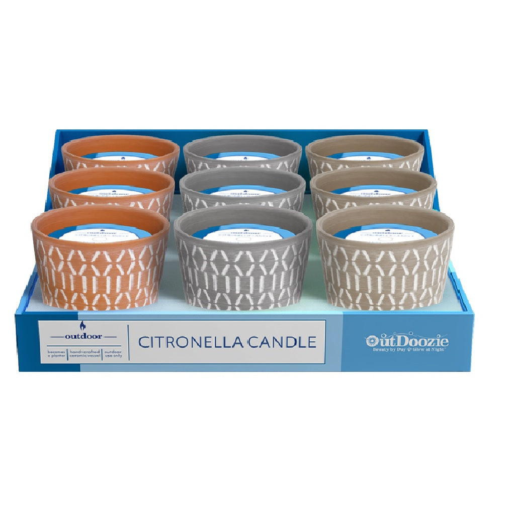 Outdoozie CC00305N-4XQ Zander Dash Citronella Candle