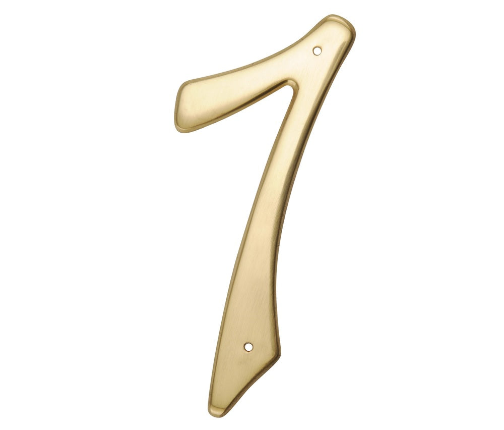Hillman 847049 Brass Nail-On Number, Gold, 1 pc.