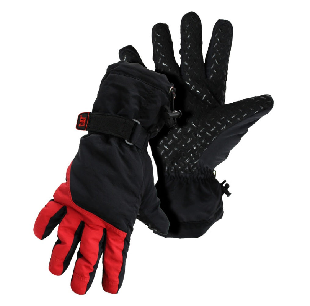 Cat CAT016203L Elastic Wrist Cuff Winter Gloves, Large
