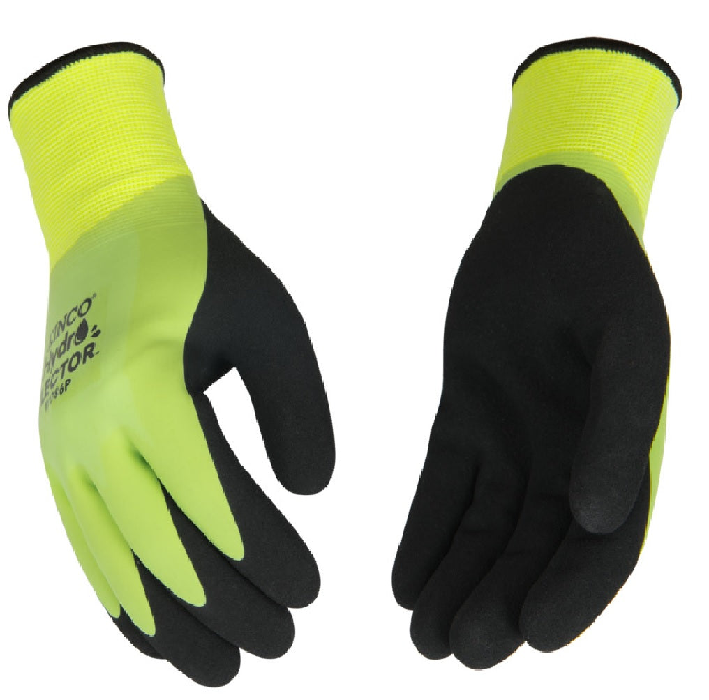 Kinco 1786P-M HI-VIS Double-Coated Latex Glove, Medium
