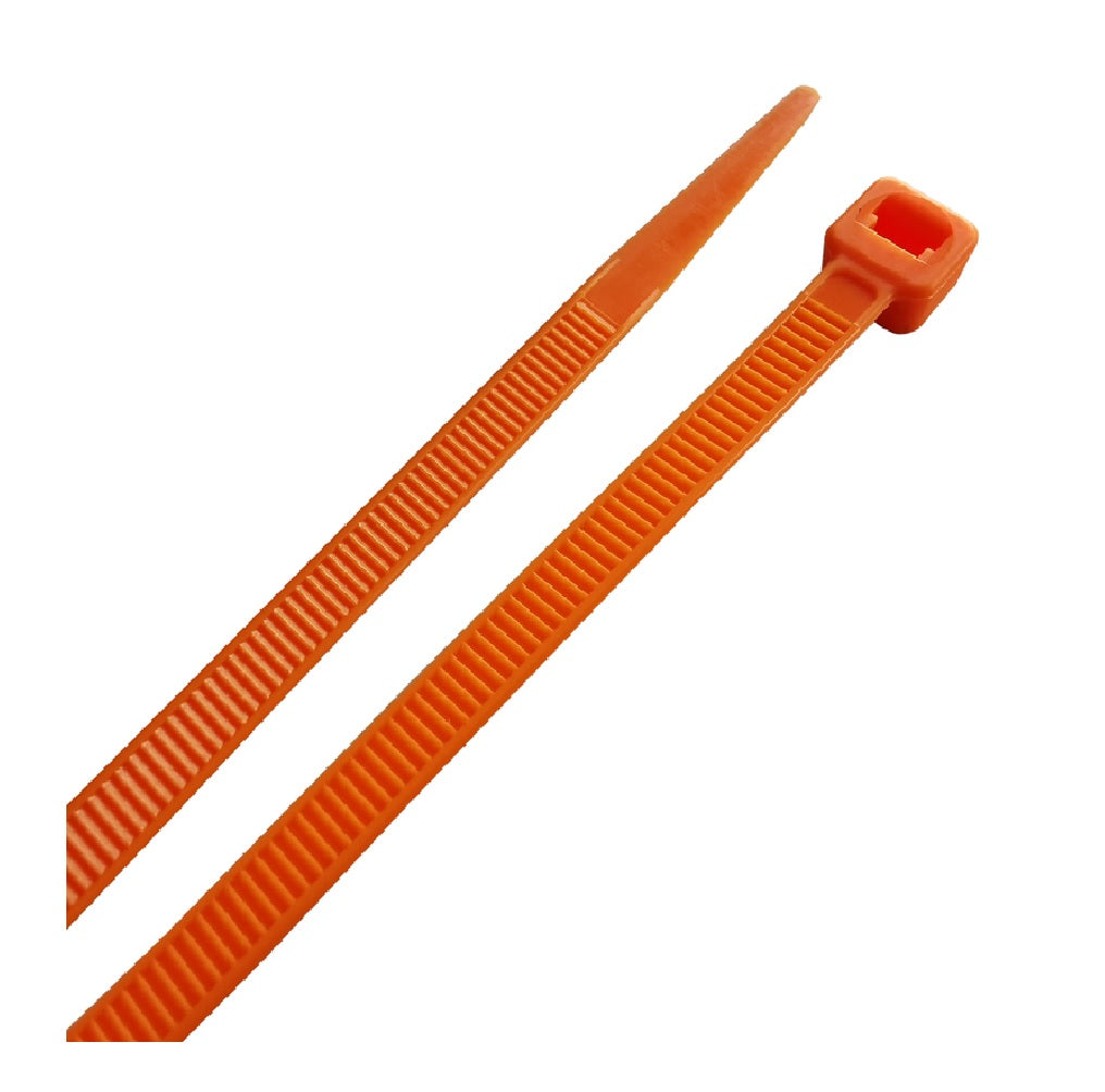 Home Plus LH-S-200-8-OE Cable Tie, Orange, 8 Inch