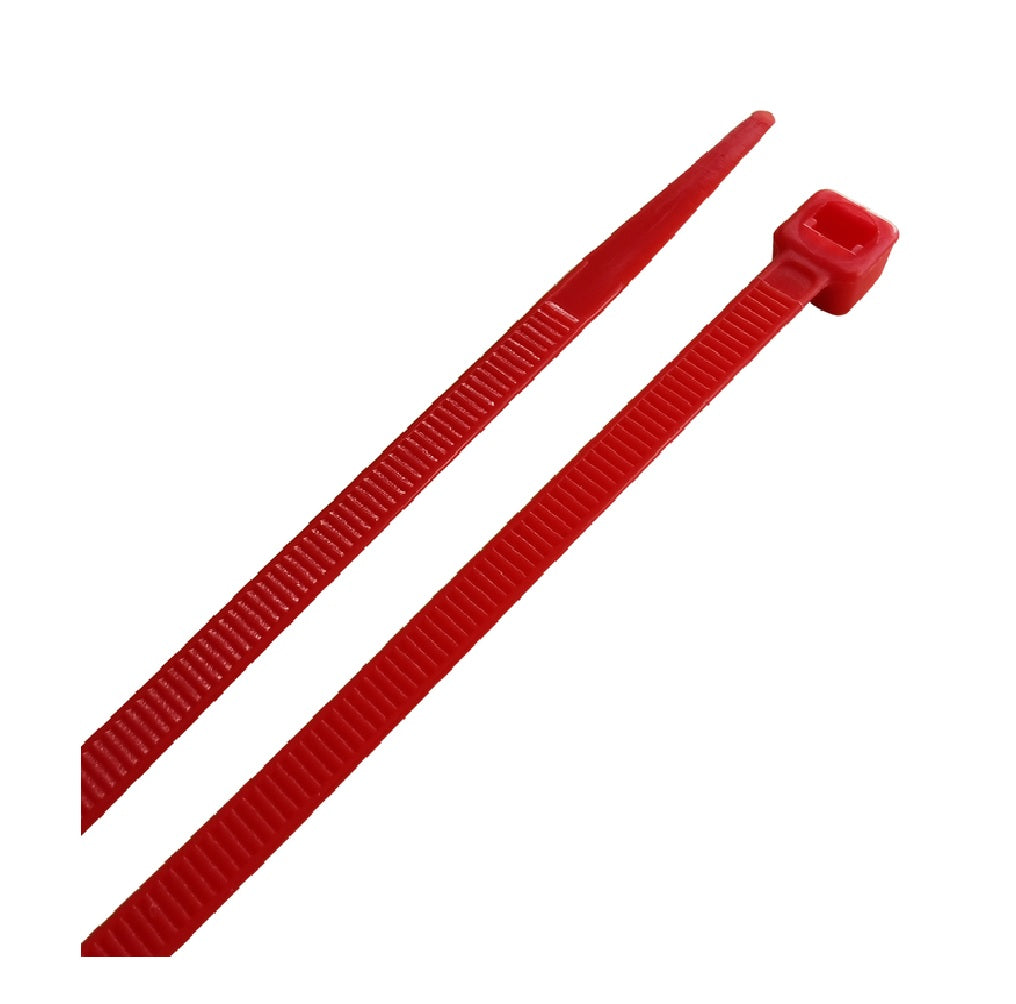 Home Plus LH-S-200-8-RD Cable Tie, Red, 8 Inch