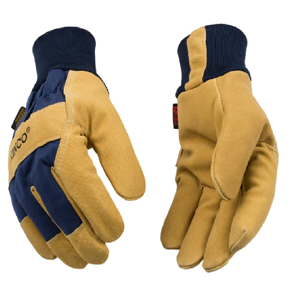 Kinco 1926KW-L Easy-On Elastic Knit Wrist Gloves, Large