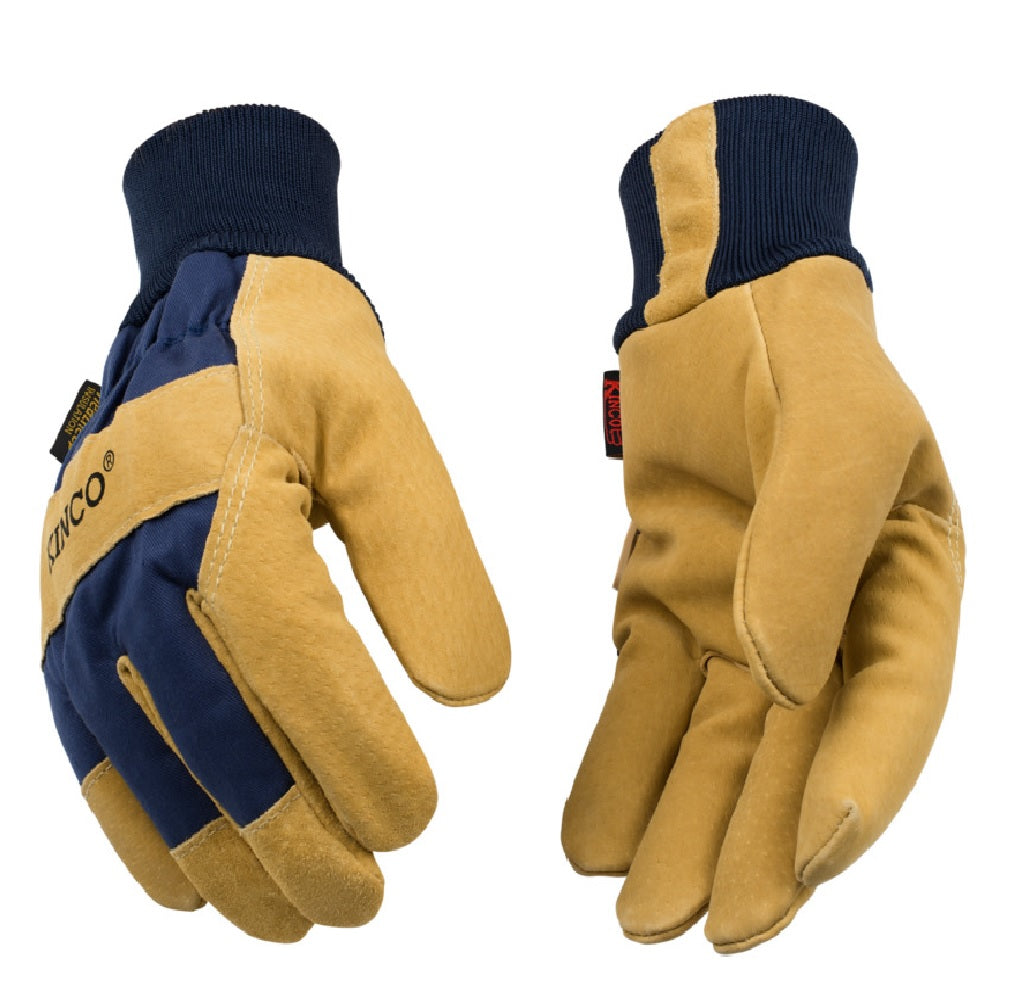 Kinco 1926KW-M Easy-On Elastic Knit Wrist Gloves, Medium