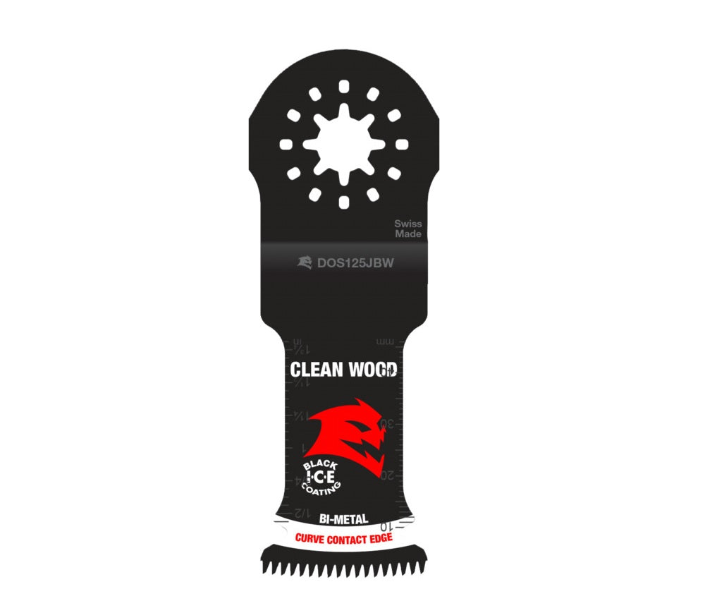 Diablo DOS125JBW3 Starlock Bi-Metal Oscillating Blades for Clean Wood