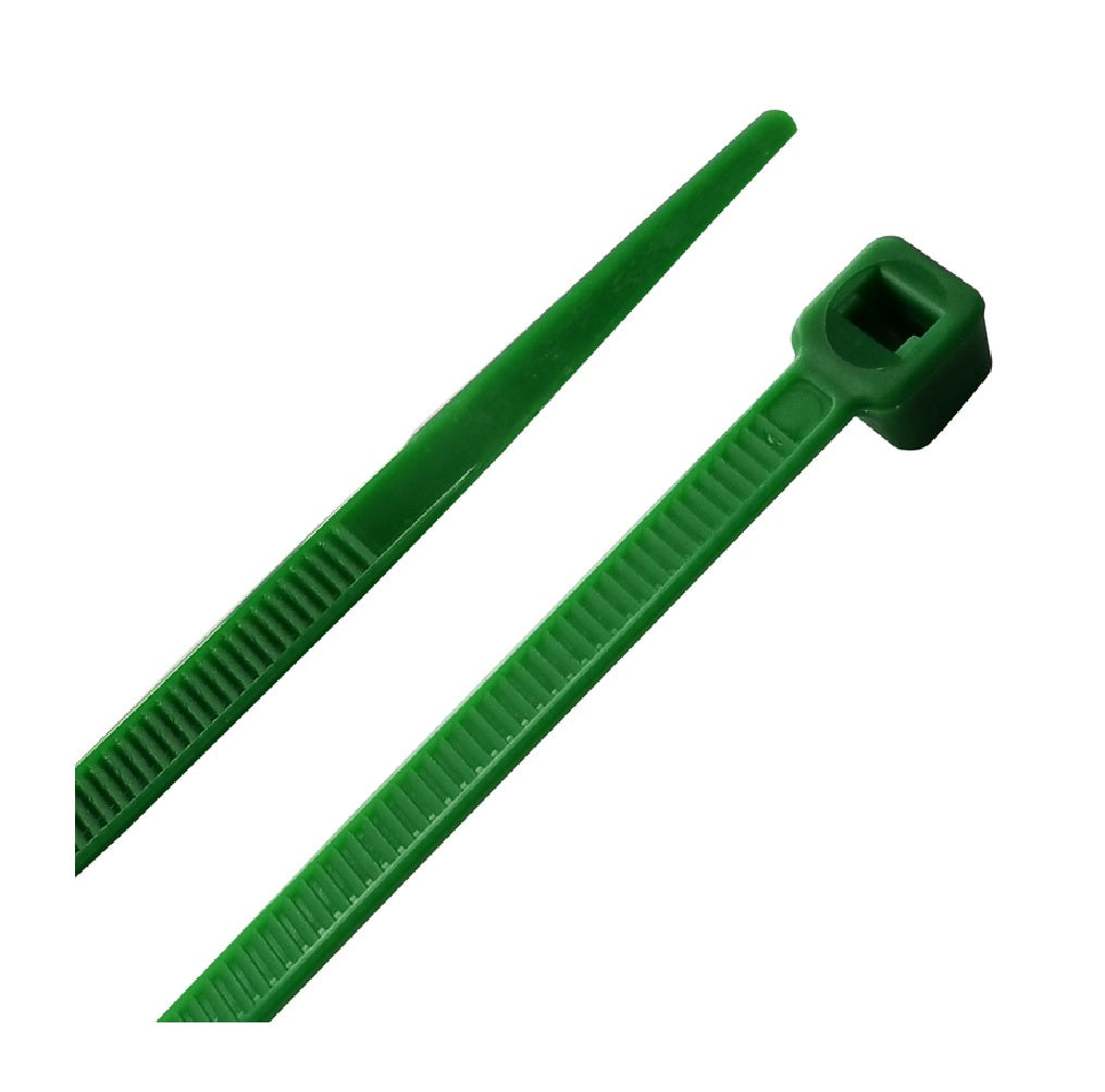 Home Plus LH-S-200-8-GN Self-Locking Cable Tie, Green