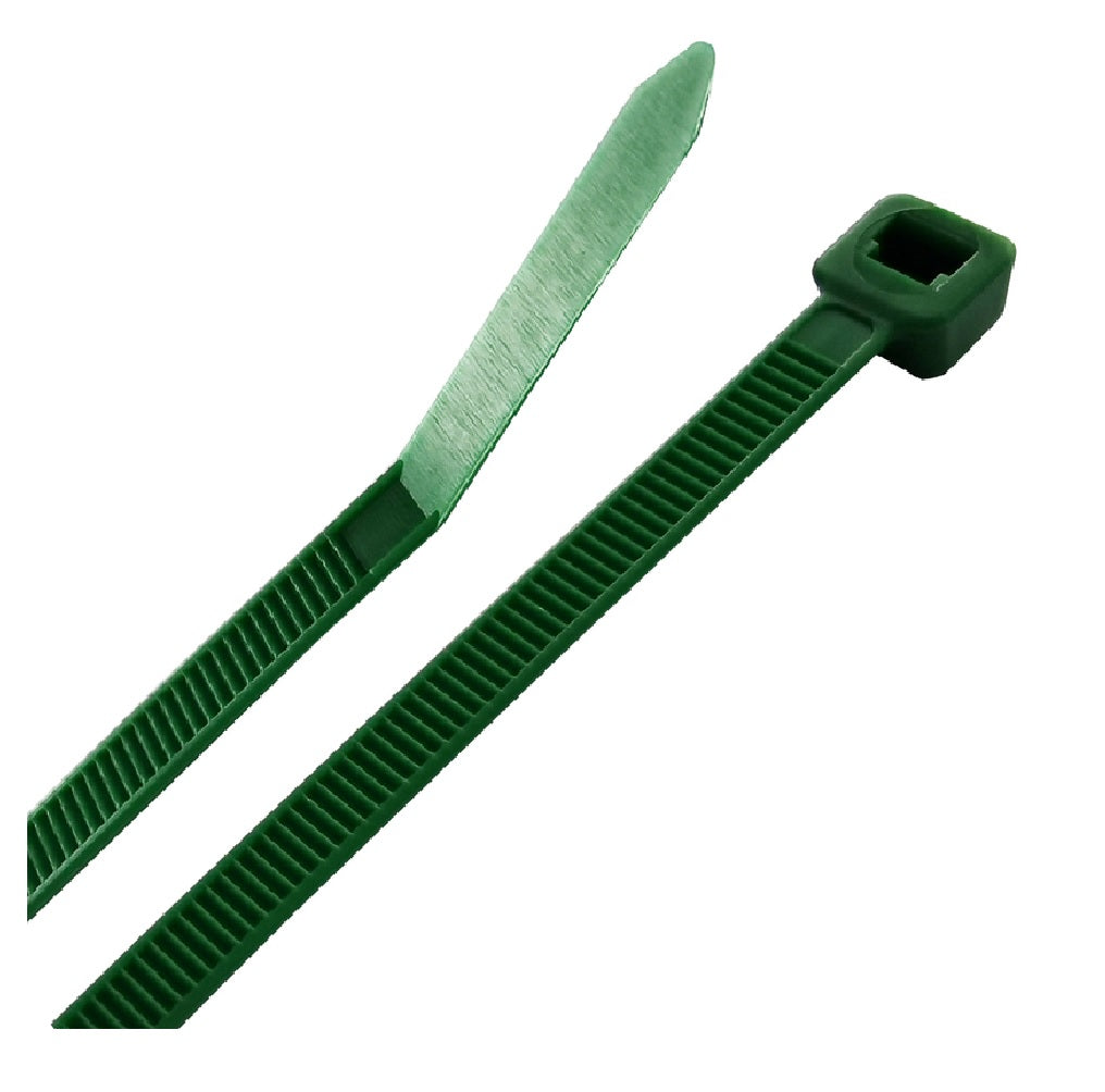 Steel Grip 75S-200-8-GN20 Self-Locking Cable Tie, Green