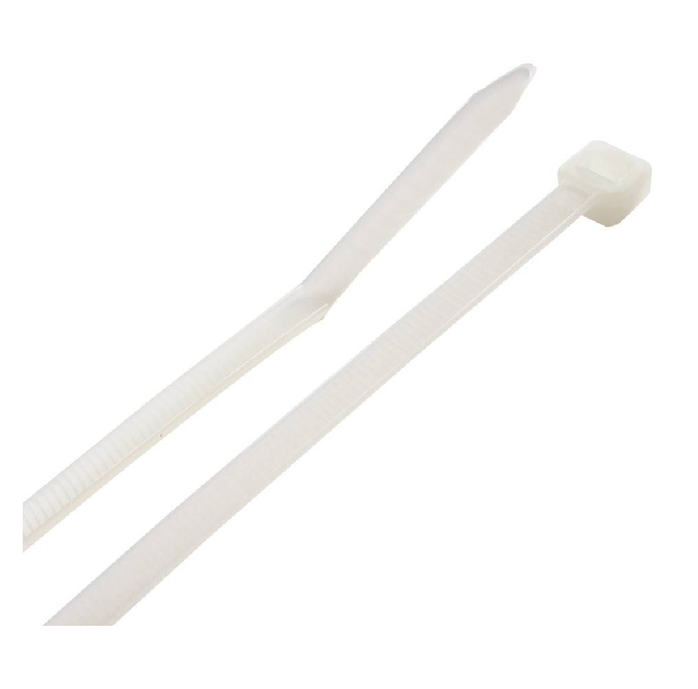 Steel Grip 75S-200-8-N20 Self-Locking Cable Tie, White