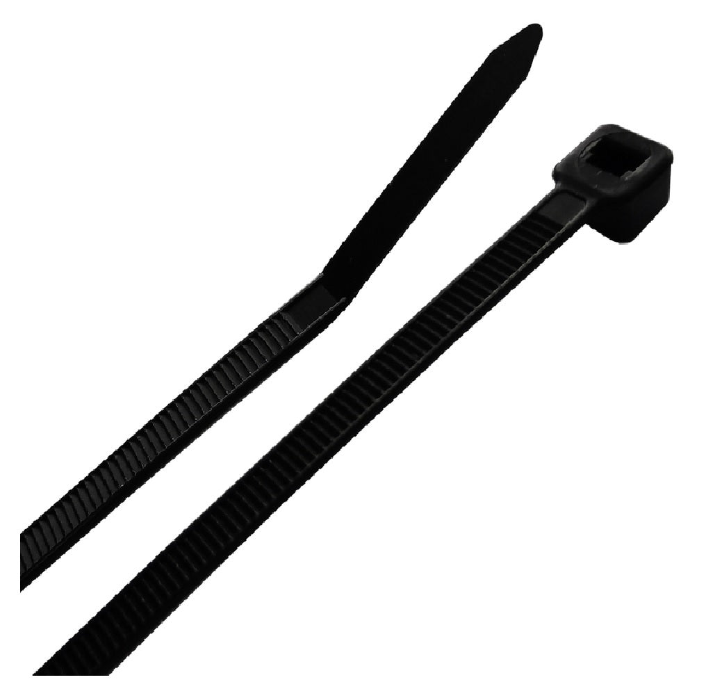 Steel Grip 75S-200-8-UV20 Self-Locking Cable Tie, Black
