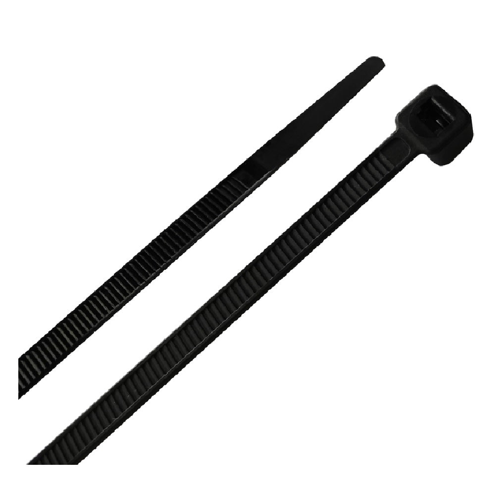 Home Plus LH-S-370-15-BK Self-Locking Cable Tie, Black