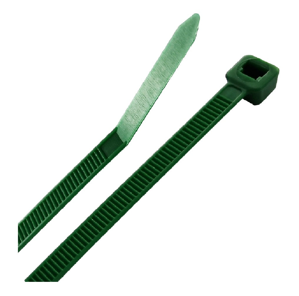Steel Grip 75S-200-8-GNC Self-Locking Cable Tie, Green