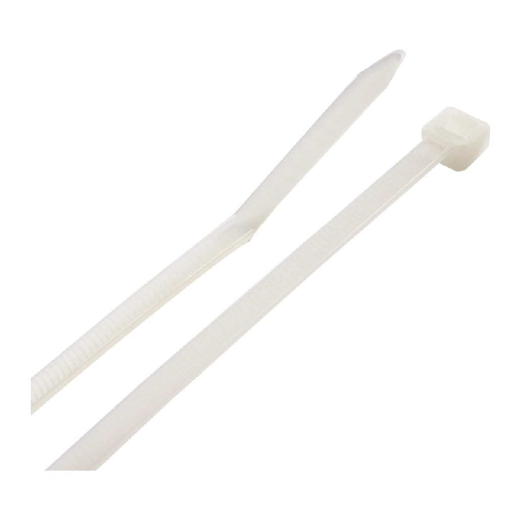 Steel Grip 75S-200-8-NC Self-Locking Cable Tie, White