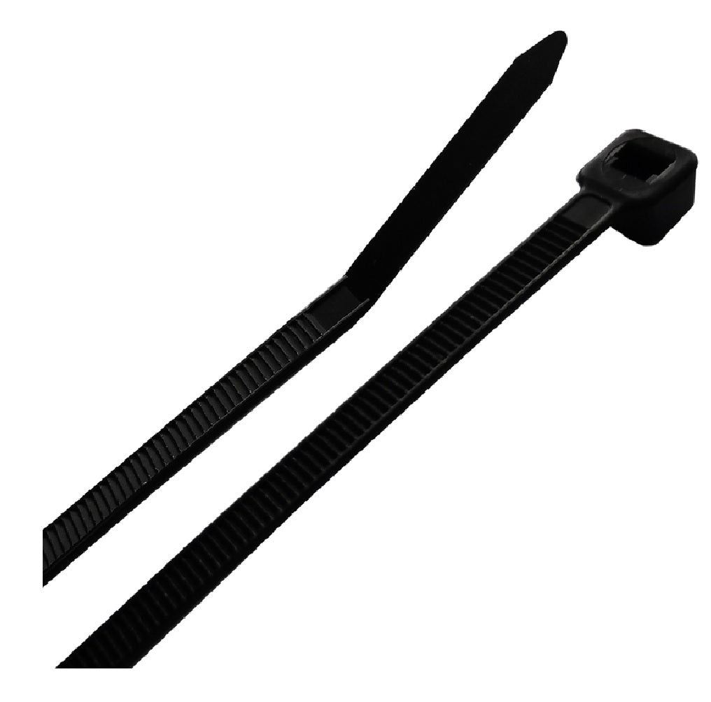 Steel Grip 75S-200-8-UVC Self-Locking Cable Tie, Black