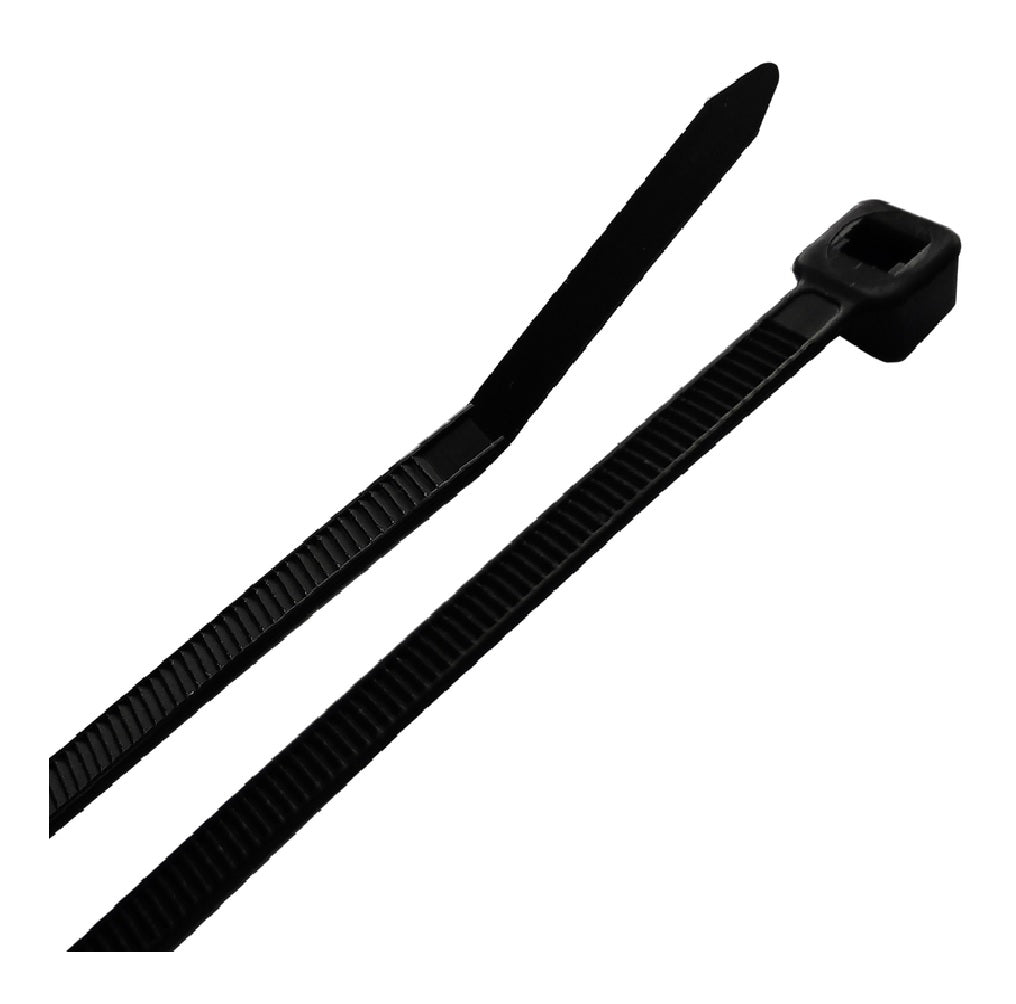 Steel Grip 75S-200-8-UVM Self-Locking Cable Tie, Black