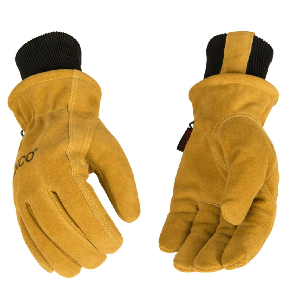Kinco 350HKP-L Lined Water-Resistant Driver Cowhide Gloves